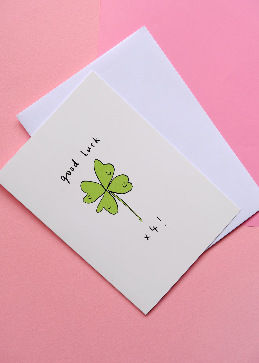 Good Luck Clover Card